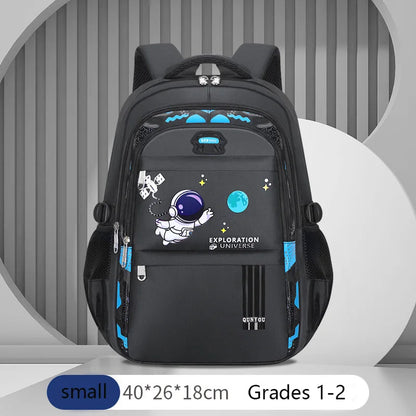 Mochila Escolar Infantil para Meninos Mochila Escolar de Astronauta Impermeável Mochila Escolar Primária Mochila Infantil
