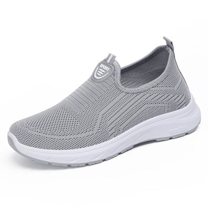 Sapatilhas Slip On para Mulher, Sapatilhas Respiráveis Brancas para Mulher, Sapatilhas Casuais, Sapatilhas Desportivas, Sapatilhas Vulcanizadas Confortáveis para Mulher