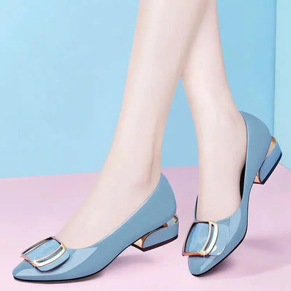Women Casual Blue Mesh Breathable Flat Shoes Sapatos Femininos Lady Classic Pointed Toe Black Flats Zapatos De Mujer E6128