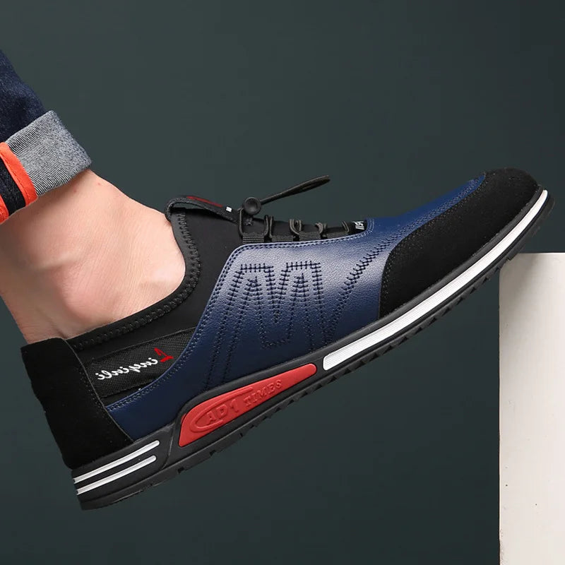 Men Shoes fashion Genuine Leather Loafers Breathable Autumn comfortable Casual Shoes Outdoor Men Sneakers shoes tenis masculino