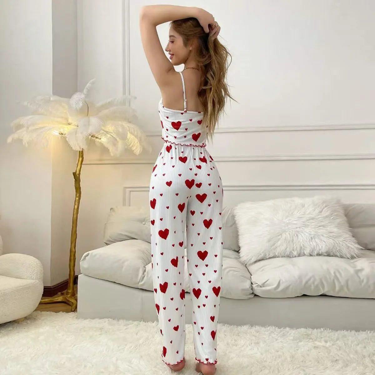 Women Pajama Suit Fashion U-Neck Lace Sexy Lingerie Pyjamas Sleep Shorts Set Sleepwear New