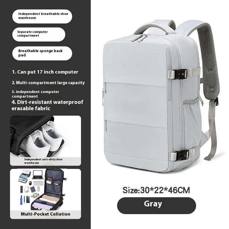 Mochila leve de lazer para casais, mochila de viagem, nova mochila feminina, mochila escolar para estudantes, bagagem de