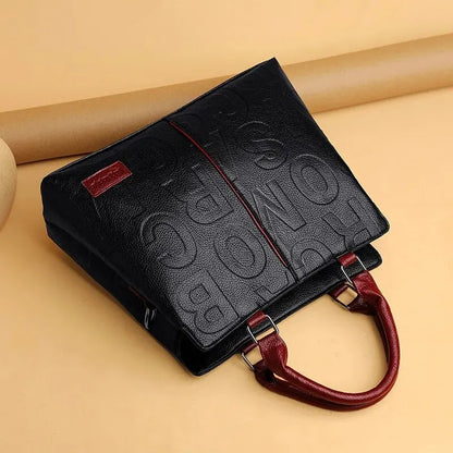 Bolsas de Ombro Transversais Casuais em Couro PU para Mulheres Senhoras Luxo Designer Grande Capacidade Viagem