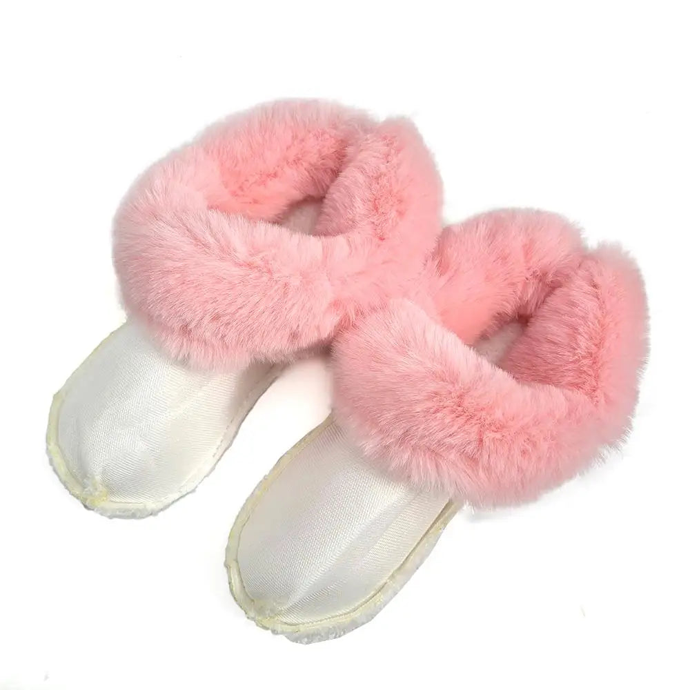 Detachable And Washable Thick Soft Plush Cover For Clogs Slipper Insoles Inserts Fur Lined Shoes Plush Liner Winter Shoe Cover