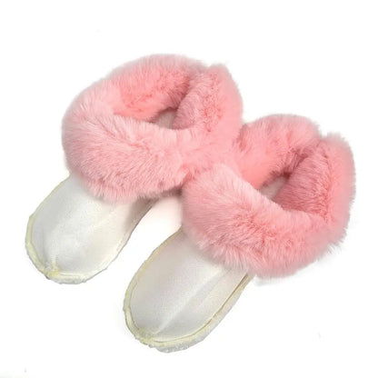 Detachable And Washable Thick Soft Plush Cover For Clogs Slipper Insoles Inserts Fur Lined Shoes Plush Liner Winter Shoe Cover
