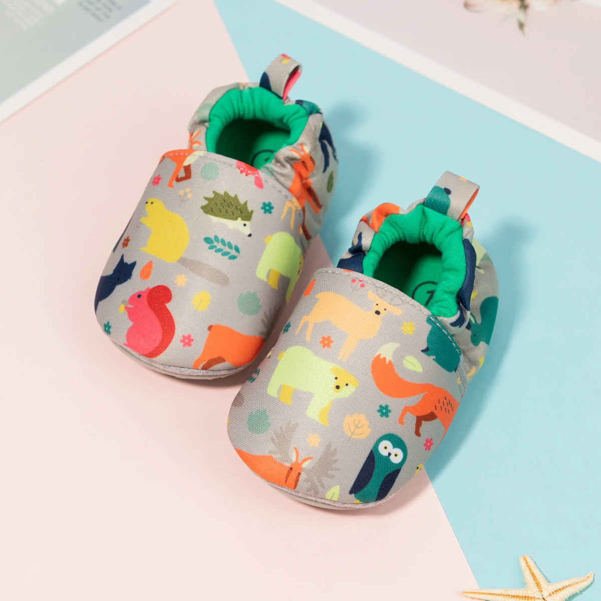 Baby Unisex Cotton Shoes Cute Animal Bee Anti-Slip Soft Bottom Baby Boy Girl Shoes First Walkers Newborn Toddler Crib Shoes 2023