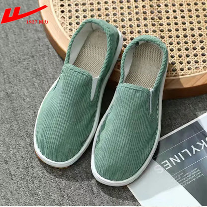 2025 New Summer Mesh Shoes Men Slip-On Flat Sapatos Hollow Out Comfortable Father Shoes Man Casual Moccasins Basic Espadrille