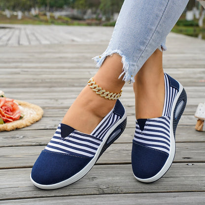 Shoes for Women Summer Casual Flats Ladies Fashion Leather Soft Sole Non-Slip Feminino Round Head Sports Shoes