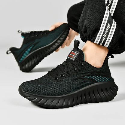 Men's Sports Shoes Breathable Walking Running Sneakers Shock-Absorbing Lightweight Non-slip Training for Men Jogging Footwear