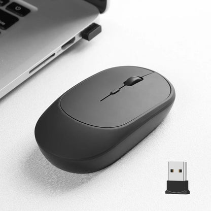 Rato Sem Fios Rato Recarregável Rato Gamer Dois Modos Compatível com Bluetooth Rato 2.4G para Portátil Pad Tablet PC Macbook Mause