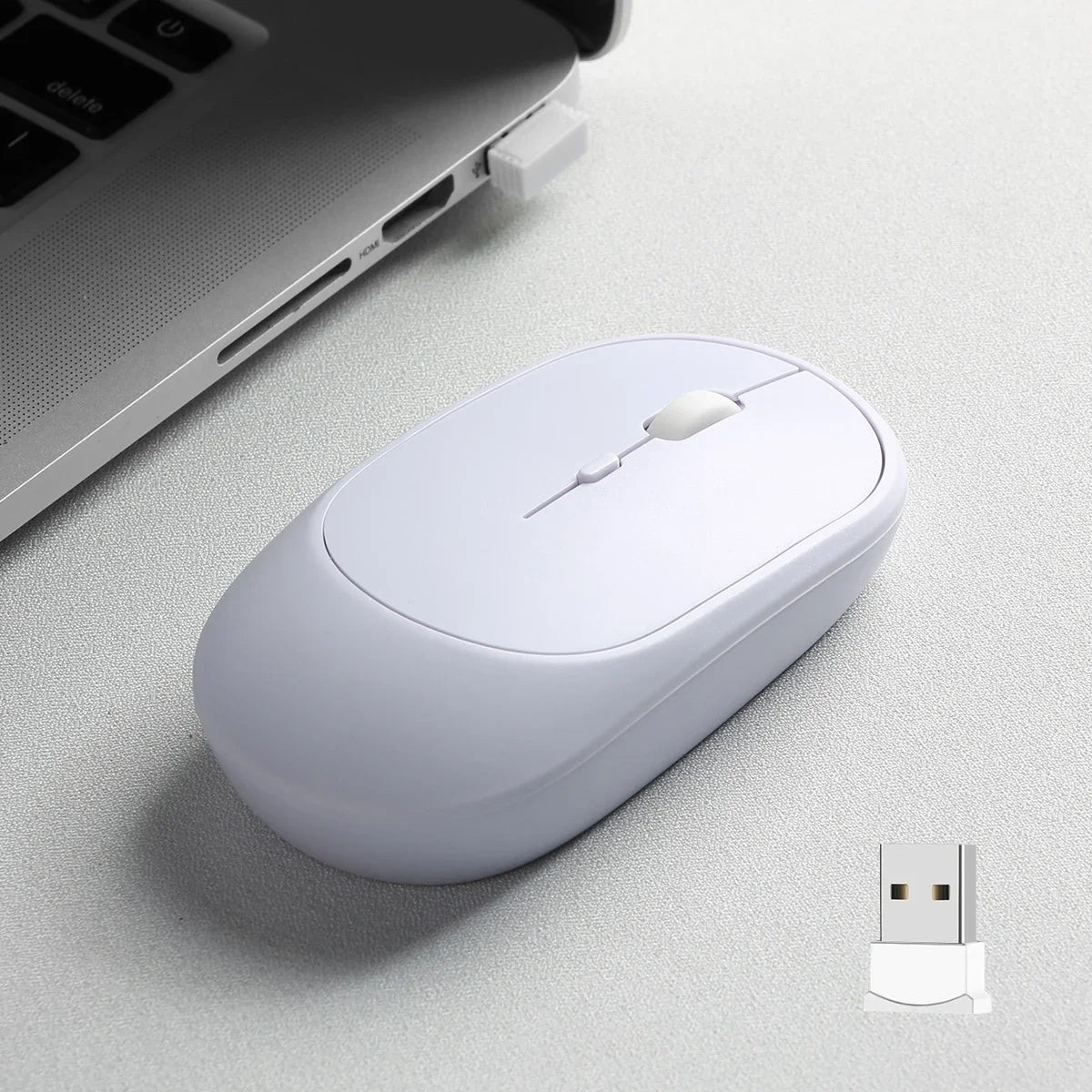 Rato Sem Fios Rato Recarregável Rato Gamer Dois Modos Compatível com Bluetooth Rato 2.4G para Portátil Pad Tablet PC Macbook Mause