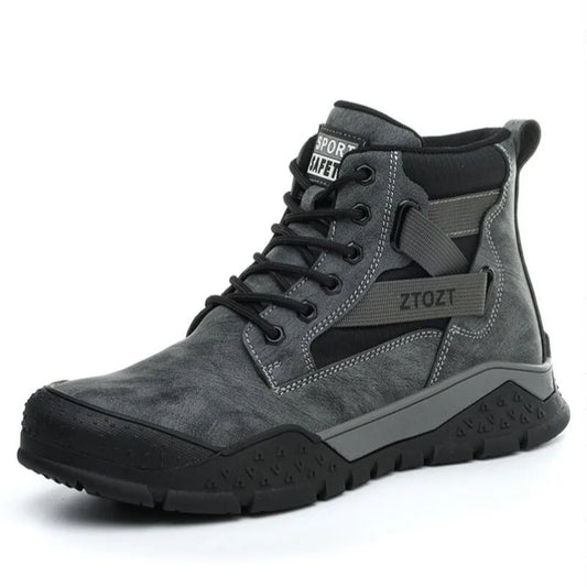 Thick-soled fashion breathable non-slip non-tired feet work shoes Safety protective shoes anti-smash anti-stabbing safety shoes