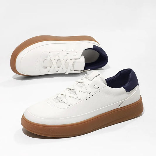 Shoes men's leather shoes men's shoes casual shoes with light soft sole small white shoes men Comfortable wear Wear-resistant