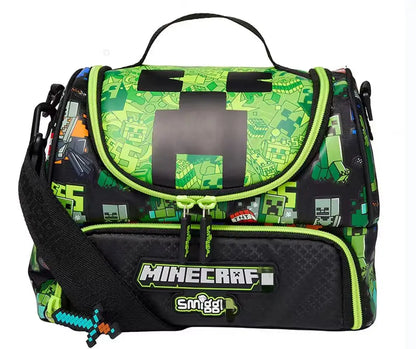 Mochila Escolar Ergonómica Smiggl Minecra Leve Grande Capacidade Respirável de Descompressão para Estudantes
