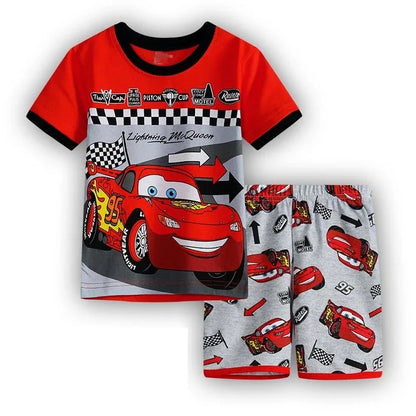 100 Cotton Boys Pajamas Super Hero Kids Pyjamas Children Sleepwear Toddler Baby Nightwear Pijamas Homewear