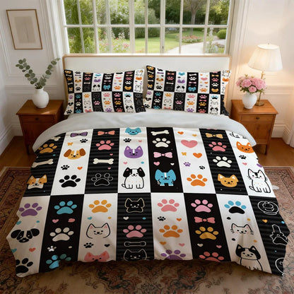 "Euphoria" Season 3 - Dog Print Duvet Cover Set, soft, skin-friendly, and comfortable, suitable for teenagers' bedrooms.