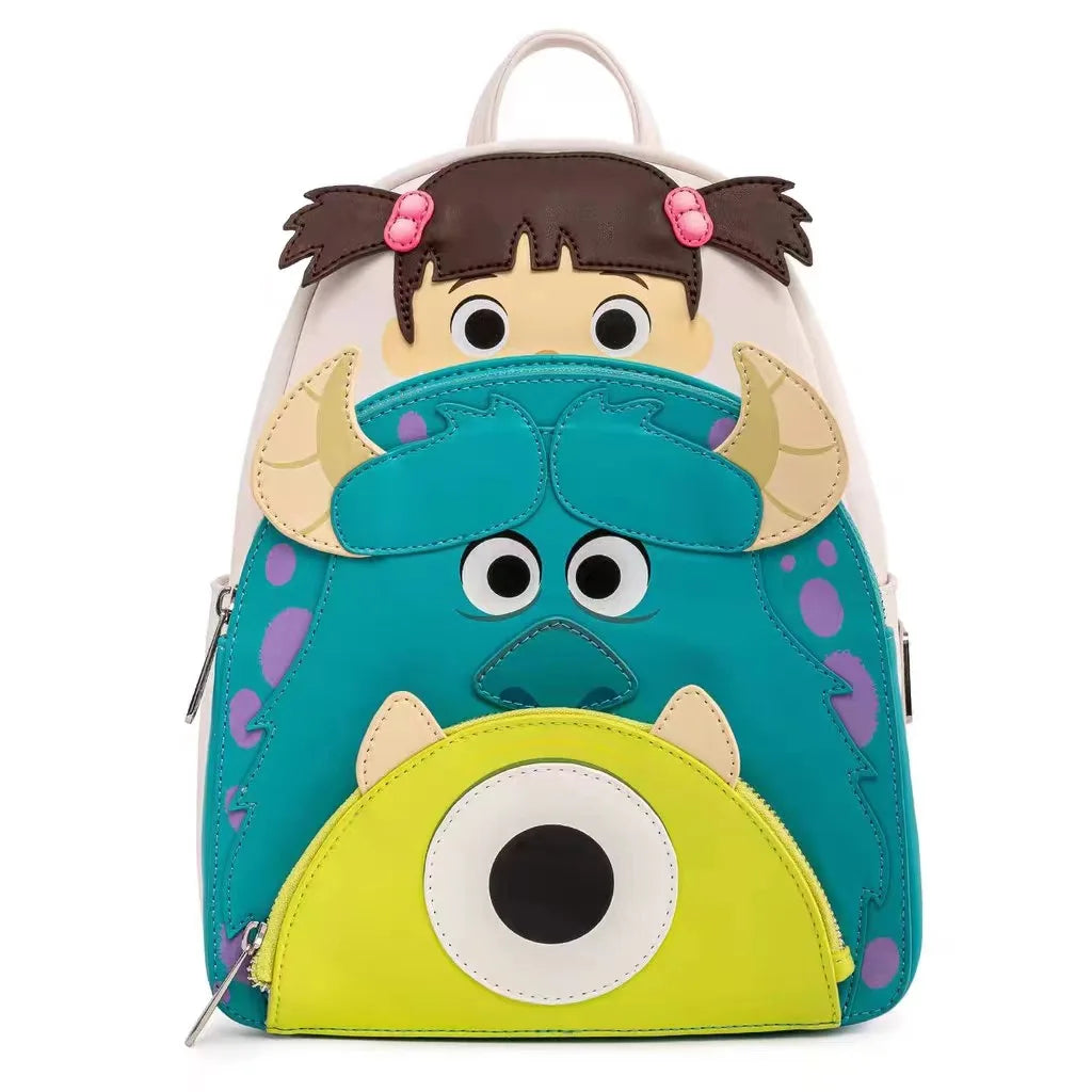 Mochila Infantil Stitch Baby Yoda Bolsas Femininas Toy Story 3 Alien Sally Mochila Monstrinhos SA Boo Mini Mochila Bolsa de Mão para Meninas