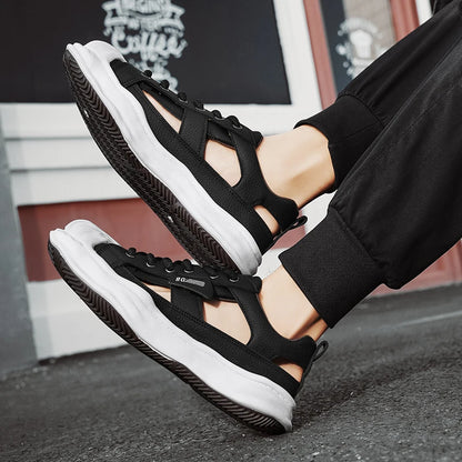 New Men'S Fashionable Outdoor Casual Shoes Comfortable And Breathable Sports Shoes Anti Slip And Wear-Resistant Walking Shoes