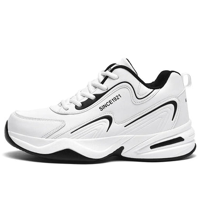 Sapatilhas Casuais Masculinas para Exterior, Caminhada, Confortáveis, Desportivas, Sapatos de Corrida para Homem, Sapatilhas de Couro Impermeáveis de Alta Qualidade para Inverno, Ténis Feminino