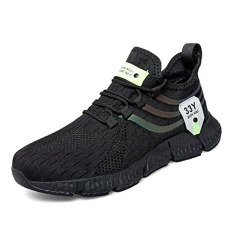 Men's Sneakers Mesh Breathable Running Shoes Male Light Non-slip Classic Sports Casual White Shoes Women Couple Tenis Masculino