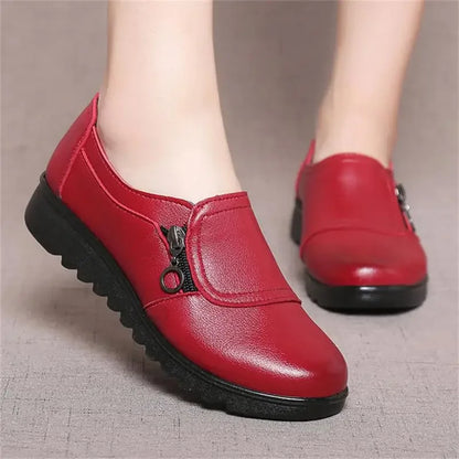 BEYARNE sapatilhas femininas nova coleção, sapatilhas rasas da moda, sapatos de couro genuíno, mocassins femininos, sapatos slip-on sapatos femininos