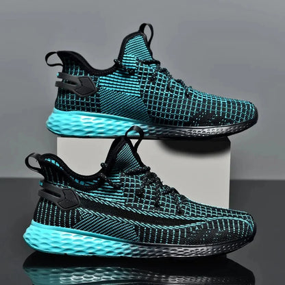 New Mijia Men's Sneaker Breathable Sports Shoes  Stretch Fabric Soft Mesh Comfortable Running Lightweight Walking Jogging Shoes