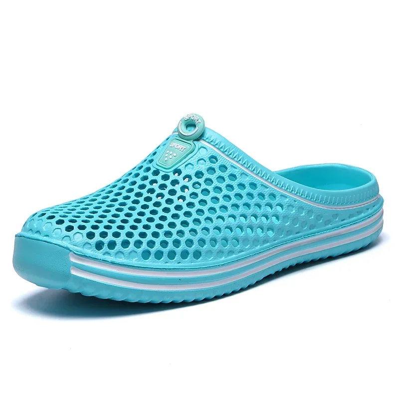 YRZL Chinelos de Praia para Homem e Mulher, Ocos, Casuais, Sandálias de Praia, Chinelos Antiderrapantes, Tamanhos 36-45, Chinelos de Homem