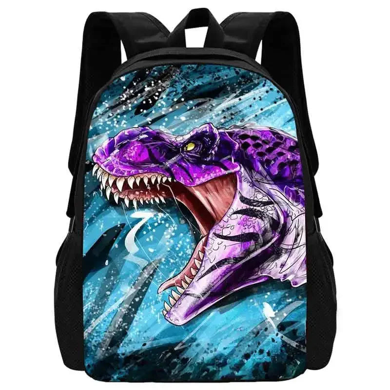 Mochila Escolar de Dinossauro para Crianças, Mochilas Escolares para Rapazes, Leve, com Estampas de Animais de Desenhos Animados, Mochila Infantil Durável