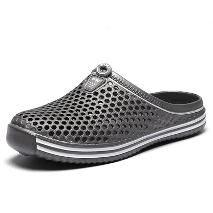 YRZL Chinelos de Praia para Homem e Mulher, Ocos, Casuais, Sandálias de Praia, Chinelos Antiderrapantes, Tamanhos 36-45, Chinelos de Homem