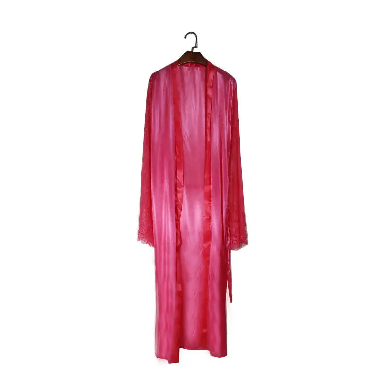 Women Sexy Imitation Ice Silk Plus Size Pajamas Nightgown Night Gown Nightwears For Ladies Comfortable Sexy V-neck Sleepwear