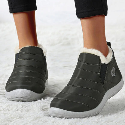 Sapatilhas para Mulher 2024 Sapatos de Inverno Sapatilhas Femininas Manter Quentes Sapatilhas de Inverno com Pelo Sapatos Vulcanizados para Mulher Calçado da Moda