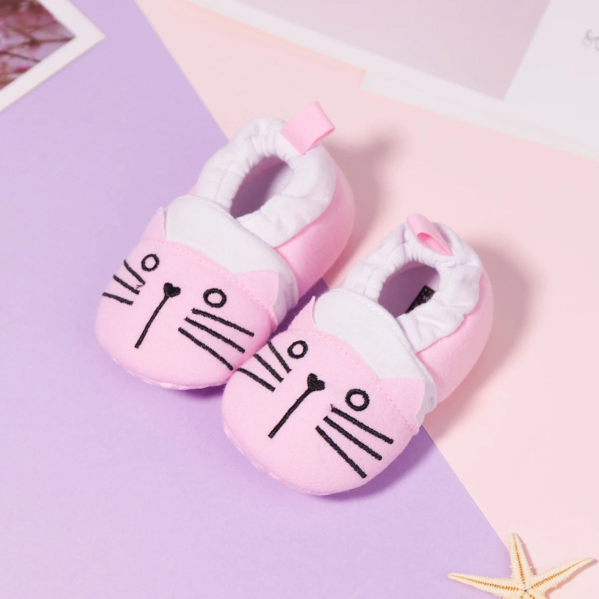 Baby Unisex Cotton Shoes Cute Animal Bee Anti-Slip Soft Bottom Baby Boy Girl Shoes First Walkers Newborn Toddler Crib Shoes 2023