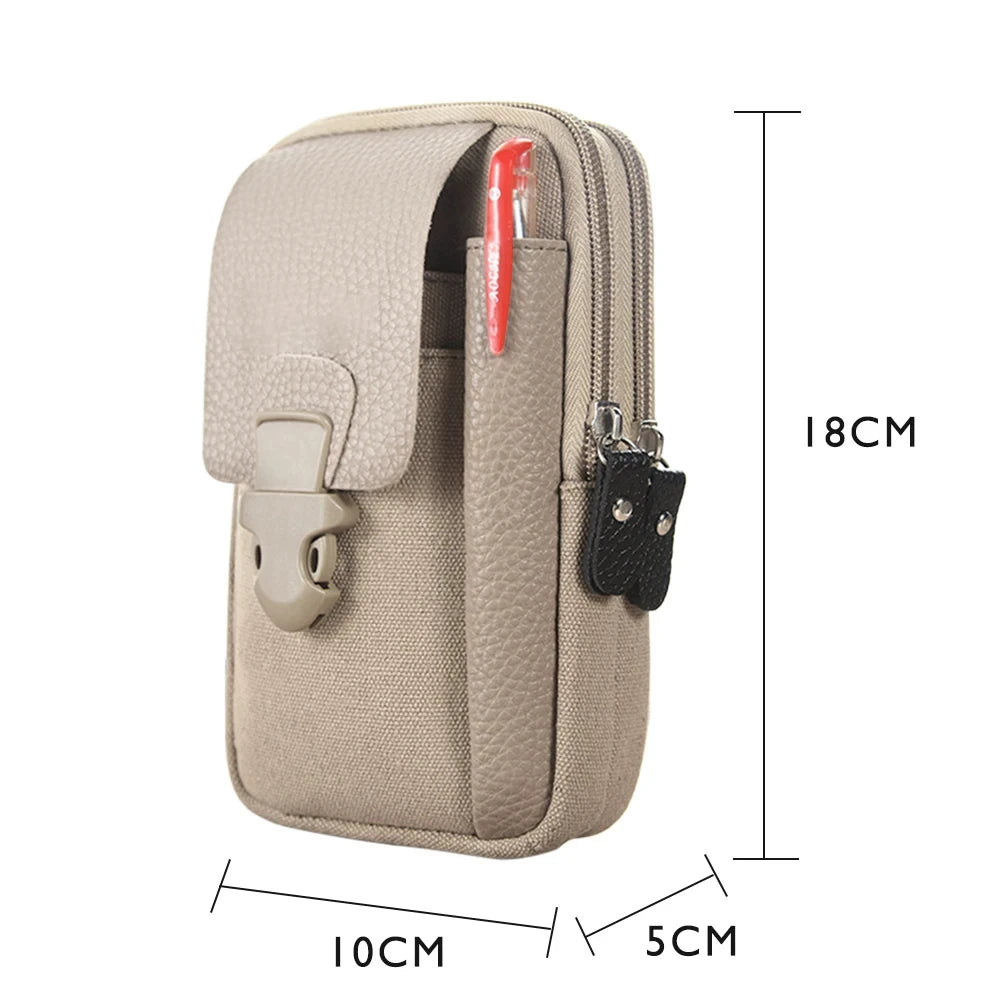 Outdoor Men Waist Pack Bum Bag Pouch Waterproof Tactical Military Sport Hunting Belt Molle Nylon Mobile Phone Bags Travel Tools