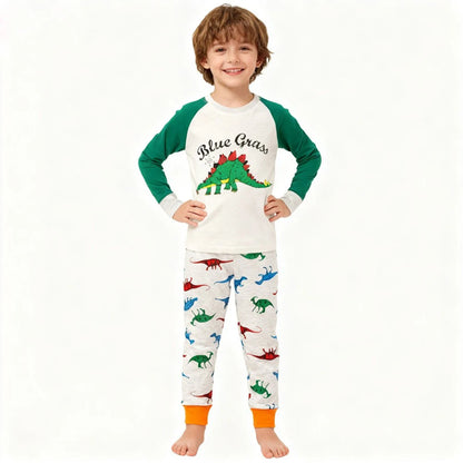 kids pajamas set baby pijama boys animal embroidery sleepwear girls cute 100% cotton soft nightwear children clothing homewear