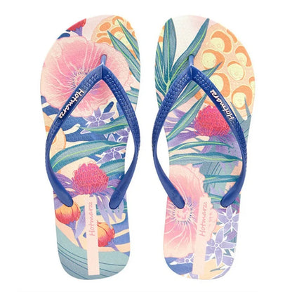 Women's Anti-Slip Clip-On PVC Flip Flops, Outdoor Beach Casual Wear Sandals Slippers