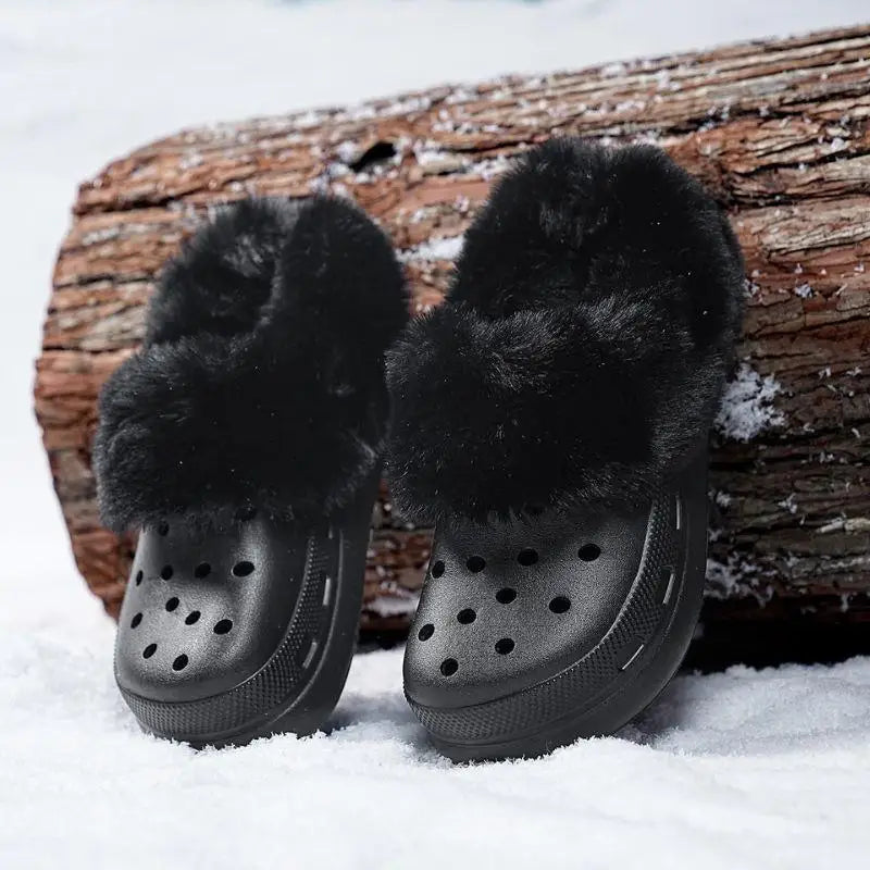 Detachable And Washable Thick Soft Plush Cover For Clogs Slipper Insoles Inserts Fur Lined Shoes Plush Liner Winter Shoe Cover