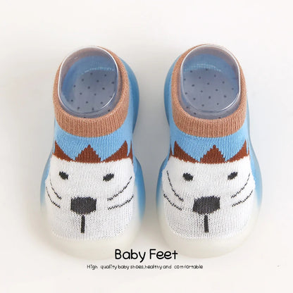 Baby Socks Shoes Boy Girl Fashion Toddler Shoes Anti-Slip  Soft Rubber Shoes Animal Style New Arrival Baby First Walker Autumn