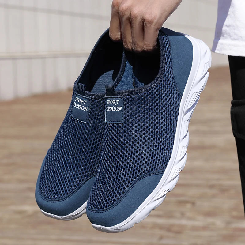 YRZL Sapatilhas de Corrida Novas para Homens Calçado Desportivo Respirável Leve Moderno Verão Ténis Respiráveis para Homens Tamanhos Grandes 39-46