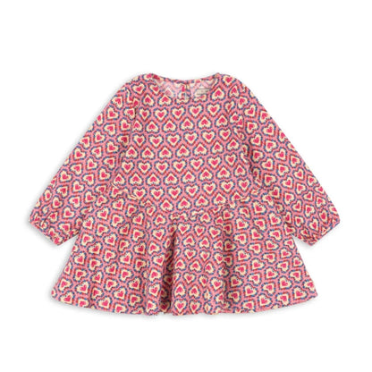 Verão 2026 Meninas KS Vestido Estampado de Bolinhas Roupa de Férias Menina Camisolas de Manga Comprida Calças Estilo Preppy Infantil Vestidos Conjunto de Roupa para Crianças