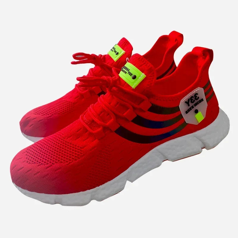 Men's Sneakers Mesh Breathable Running Shoes Male Light Non-slip Classic Sports Casual White Shoes Women Couple Tenis Masculino