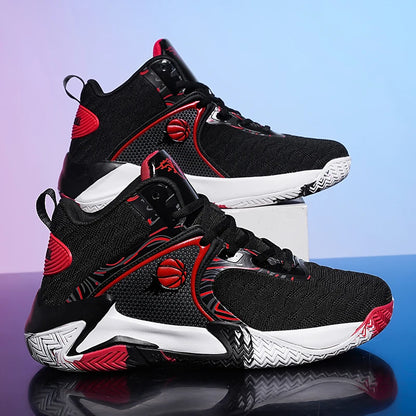 Sapatilhas de Basquetebol Masculinas Novas Sapatilhas Desportivas Antiderrapantes com Amortecimento Sapatilhas de Treino de Fitness Botas de Basquetebol Masculinas Ténis Tamanhos 39-48