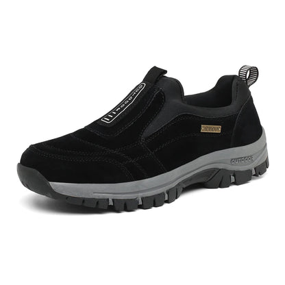 Classic Outdoor Men Sneakers Spring Slip On Casual Shoes Breathable Suede Leather Shoe Anti-skid Walking Shoe Hot Sale Footwear