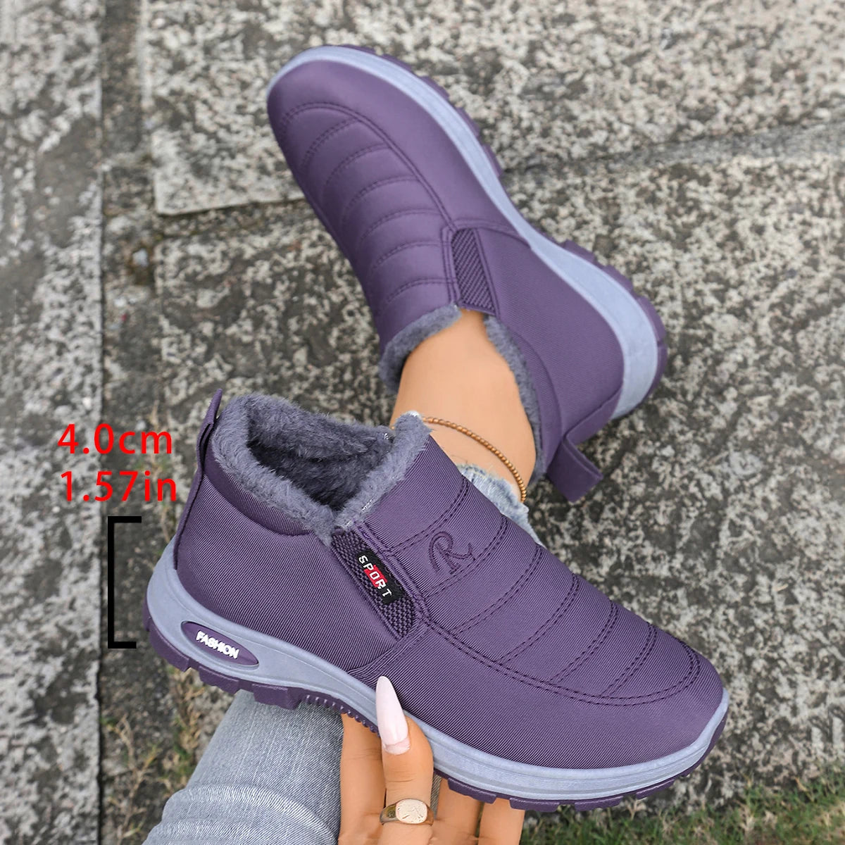 Women's shoes  Autumn witnter  Casual cotton Warm Wear Resistant Chunky Sole Affordable Free shipping