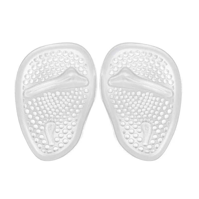 Silicone Gel Insoles for Women Shoes High Heels Sandals Non-slip Foot Pain Relief Half Sole Pads Insert Forefoot Cushion Insole