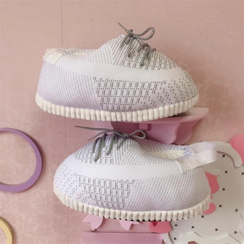 Unisex One Size Fits Most Eu 36-43 Winter Indoor Cotton Shoes Woman Warmth Home Slippers Women/Men Snug Sneakers Ladies Slipper