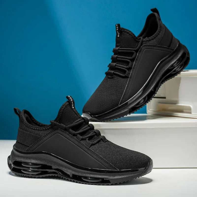 Ténis de Trabalho Sapatos de Biqueira de Aço Homem Sapatos de Segurança Calçado de Trabalho Anti-perfuração Botas Moda Calçado Indestrutível Segurança