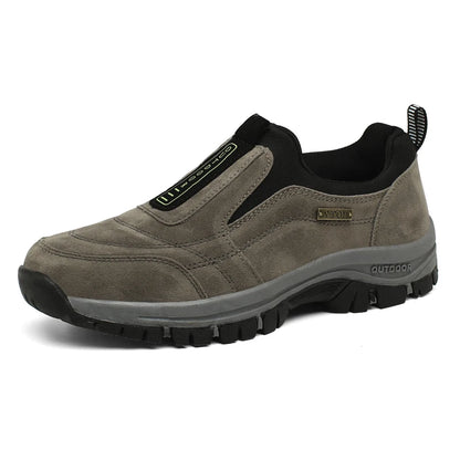 Classic Outdoor Men Sneakers Spring Slip On Casual Shoes Breathable Suede Leather Shoe Anti-skid Walking Shoe Hot Sale Footwear