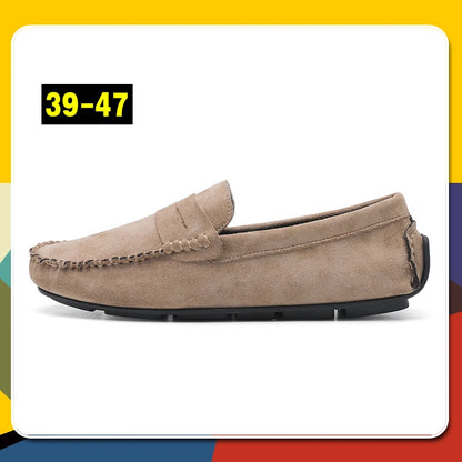 Hot Selling Men's Sneaker 47 Slip On Flat Shoes Fashionable and Casual Men's Shoes Outdoor Soft and Comfortable Driving Footwear