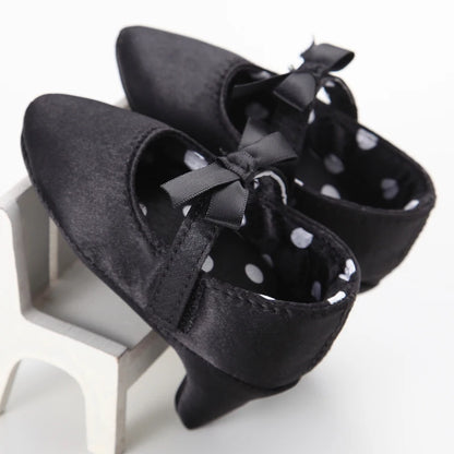 New spring And Autumn Baby Girls Non-slip Toddler Shoes Baby Girls Beautiful Bow High Heels Baby Girls High Heels Toddler Shoes