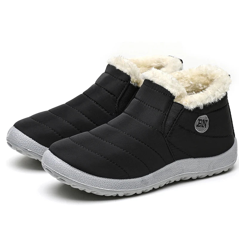 Sapatilhas para Mulher 2024 Sapatos de Inverno Sapatilhas Femininas Manter Quentes Sapatilhas de Inverno com Pelo Sapatos Vulcanizados para Mulher Calçado da Moda